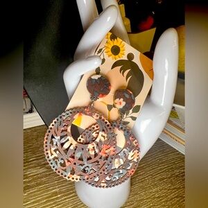 Floral Boho Patterned Earrings